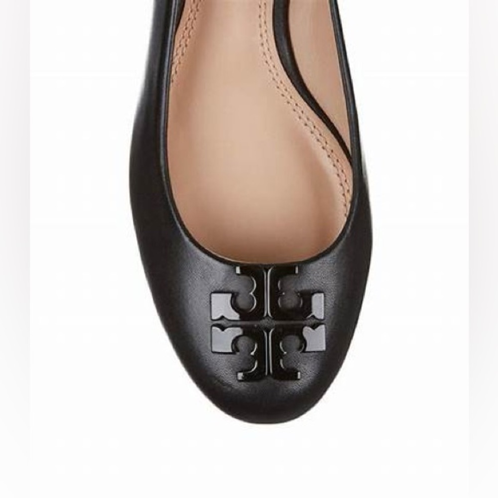 Tory Burch Black Leather Flats